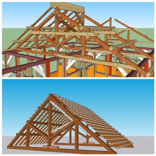 Jenis Model Rangka Atap Kayu