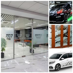 Pemasangan Cutting Sticker Tegowanu