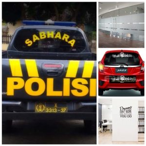Pemasangan Cutting Sticker Wonogiri