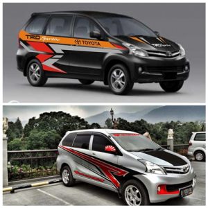 Jenis Variasi Stiker Mobil